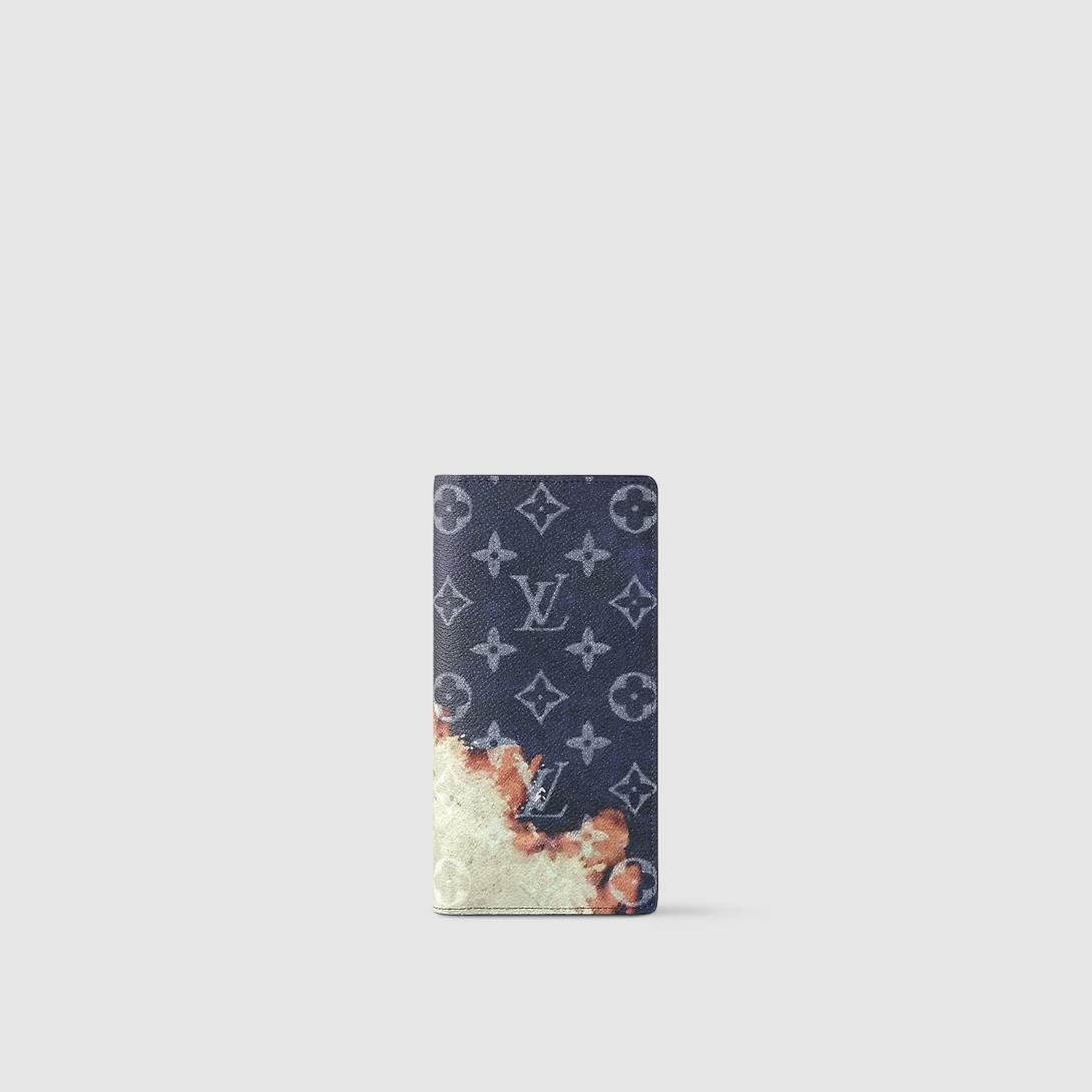 Ví Louis Vuitton Brazza Wallet Monogram Nam Xanh Dương